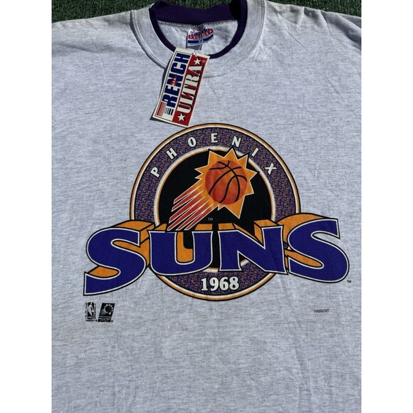 Vintage 90s Phoenix Suns Single Stitch Grey T-Shirt Trenche Ultra NWT Size XL - Picture 2 of 10